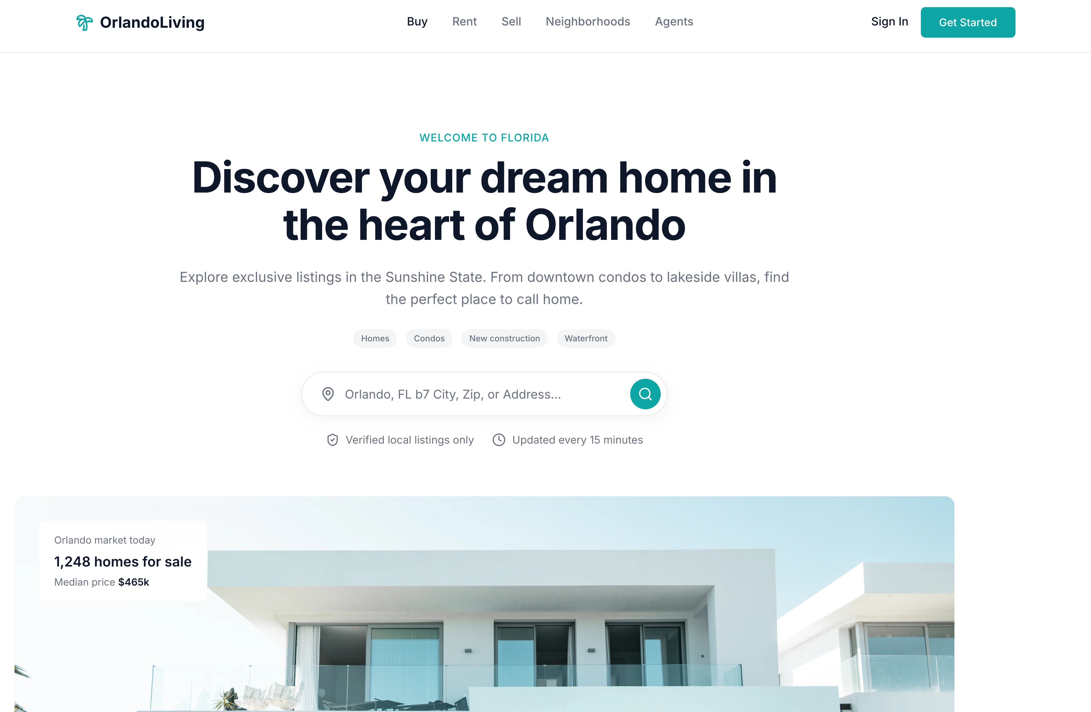 Orlando Real Estate Firm Website